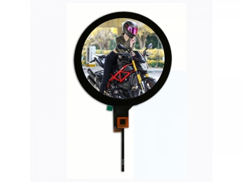 5.0-inch circular LCD screen with 50pin MIPI interface and capacitive touch